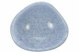 Polished Blue Calcite Bowl - Madagascar #211113-1